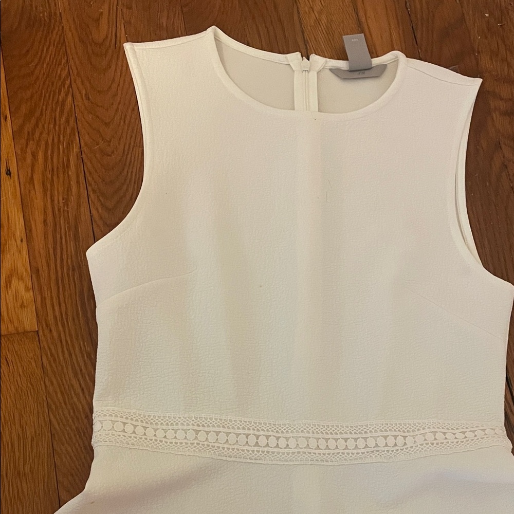 H&M White Sleeveless Dress
